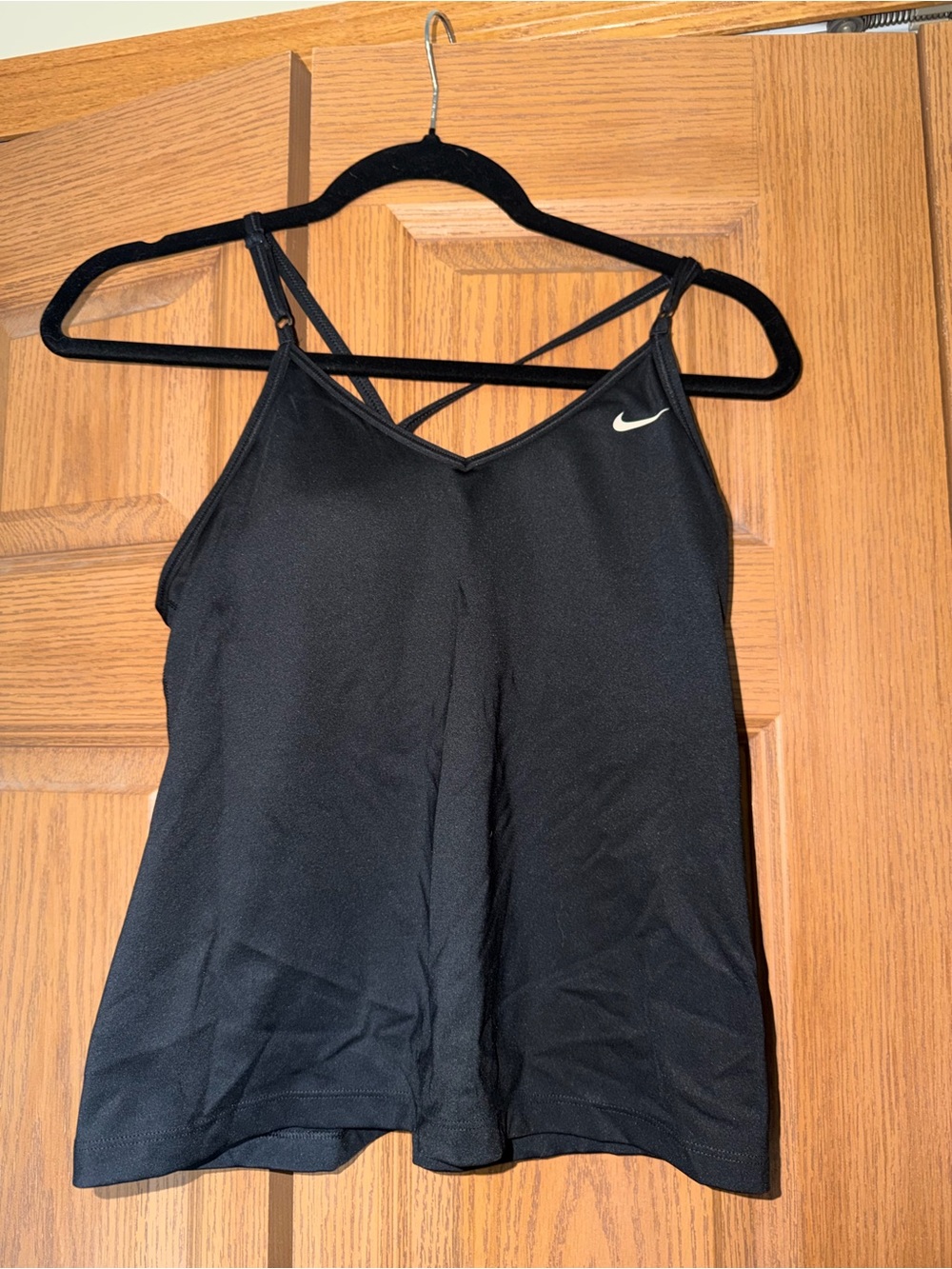 Nike Black Crisscross Strap Sports Camisole